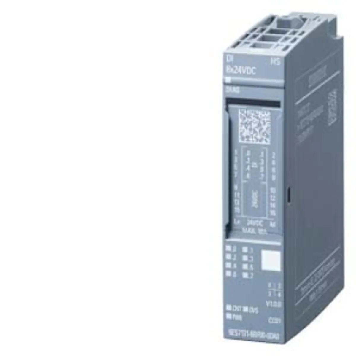 Front view of Siemens 6ES7131-6BF00-0DA0 digital input module with label