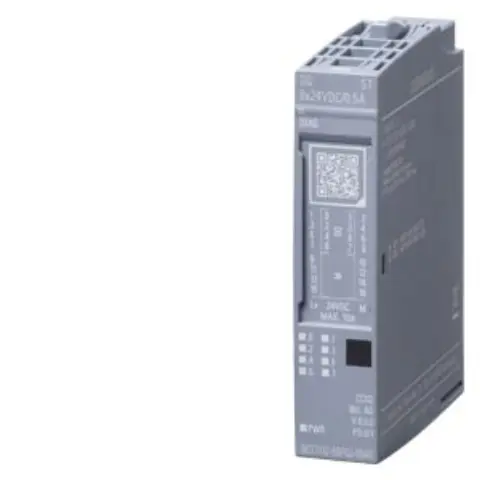 Front view of Siemens 6ES7132-6BF01-0BA0 digital output module showing indicator lights