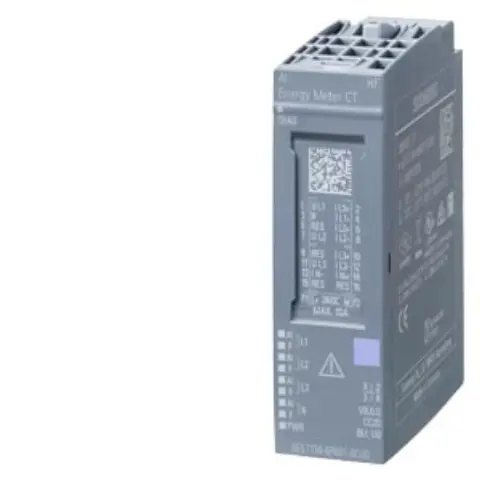 Front view of Siemens 6ES7134-6PA01-0CU0 analog input module showing terminal blocks