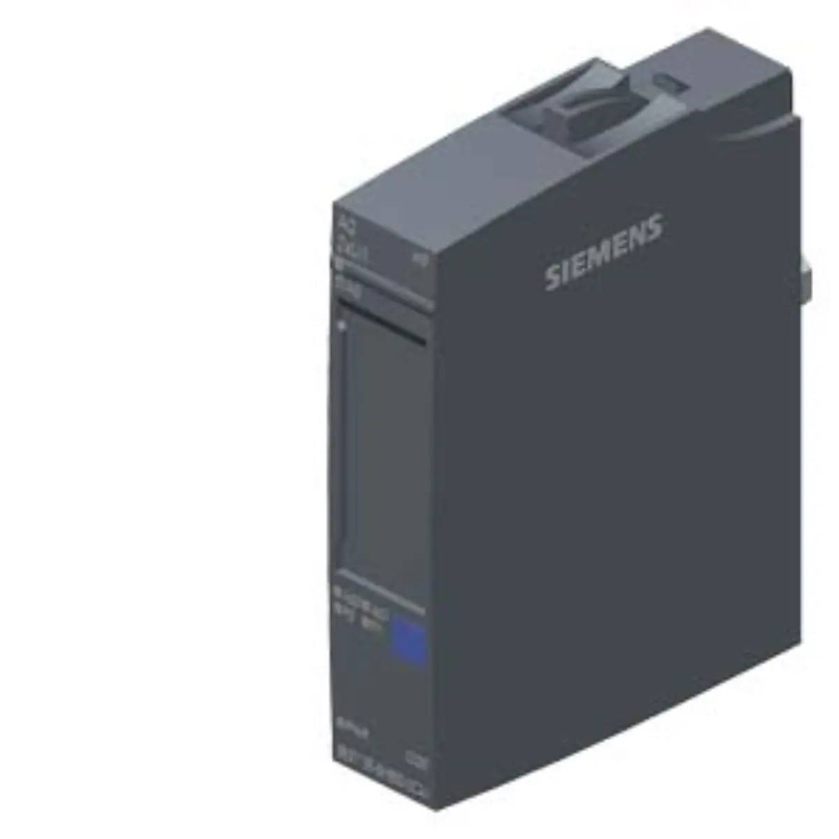 Front view of Siemens 6ES7135-6HB00-0CA1 analog output module with color code CC00