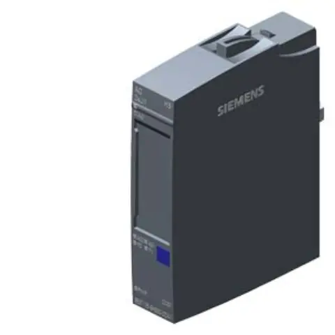 Front view of Siemens 6ES7135-6HB00-0DA1 analog output module showing color code CC00