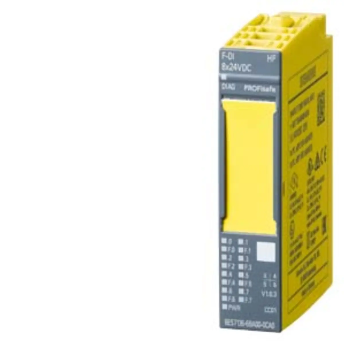 Front view of Siemens 6ES7136-6BA01-0CA0 module labeled 6ES7136-6BA01-0CA0