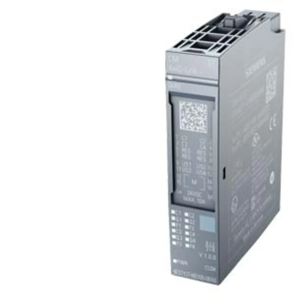 Front view of Siemens 6ES7137-6BD00-0BA0 CM 4x IO-Link module