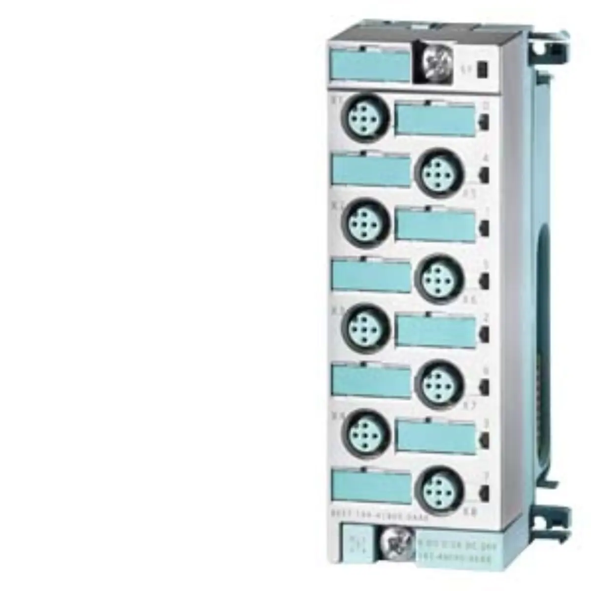 Front view of Siemens 6ES7141-4BH00-0AA0 digital expansion module showing connection ports