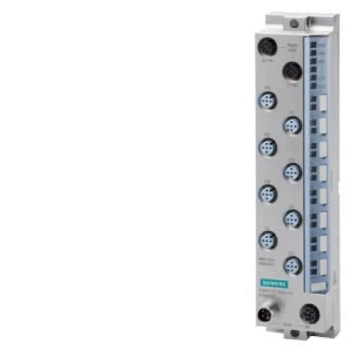 Front view of Siemens 6ES7141-6BG00-0BB0 digital I/O device