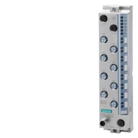 Front view of Siemens 6ES7141-6BH00-0BB0 ET 200eco PN module
