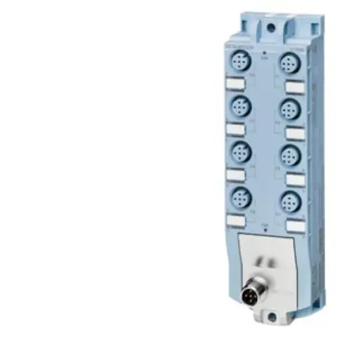 Front view of Siemens 6ES7143-5AH00-0BL0 IO-Link module with IP67 housing