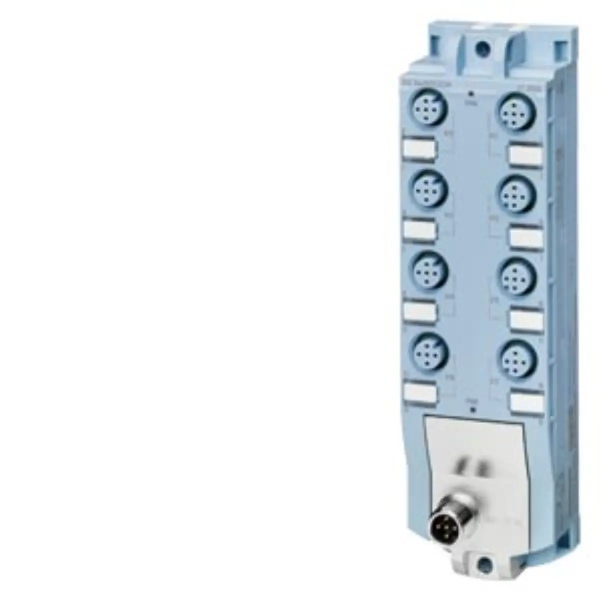 Front view of Siemens 6ES7143-5AH00-0BL0 IO-Link module with IP67 housing