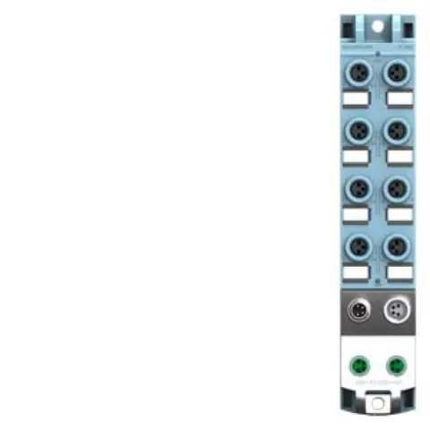 Front view of Siemens 6ES7143-5BF00-0BA0 Digital I/O module showing terminal blocks