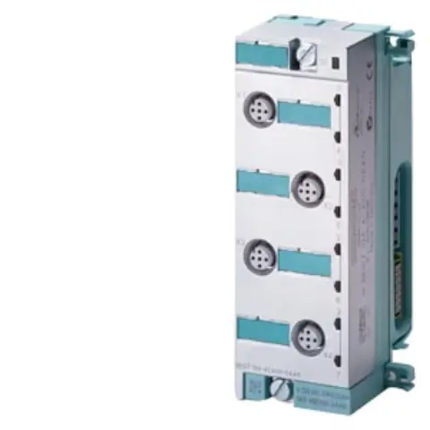 Front view of Siemens 6ES7144-4JF00-0AB0 analog expansion module unit