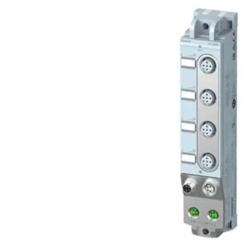 Front view of Siemens 6ES7145-5ND00-0BA0 analog input output module