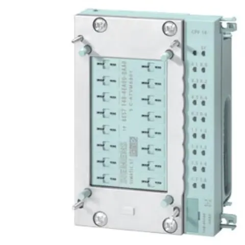 Front view of Siemens 6ES7148-4EA00-0AA0 ET 200pro pneumatic interface module