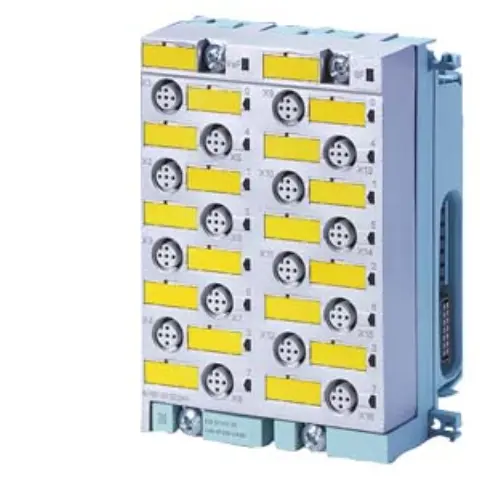 Front view of the Siemens 6ES7148-4FC00-0AB0 fail-safe digital expansion module unit