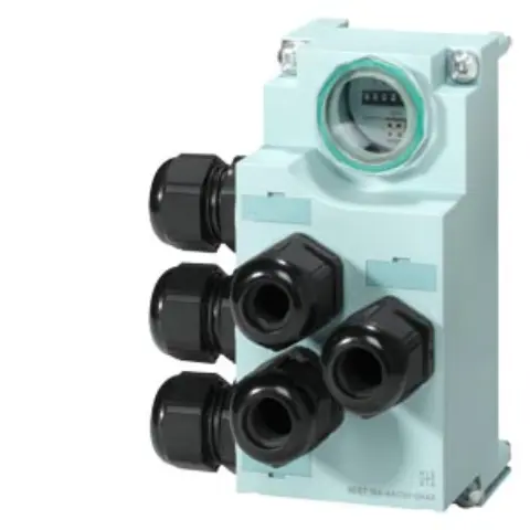 Front view of Siemens 6ES7194-4AC00-0AA0 IM 154 connection module showing terminal blocks