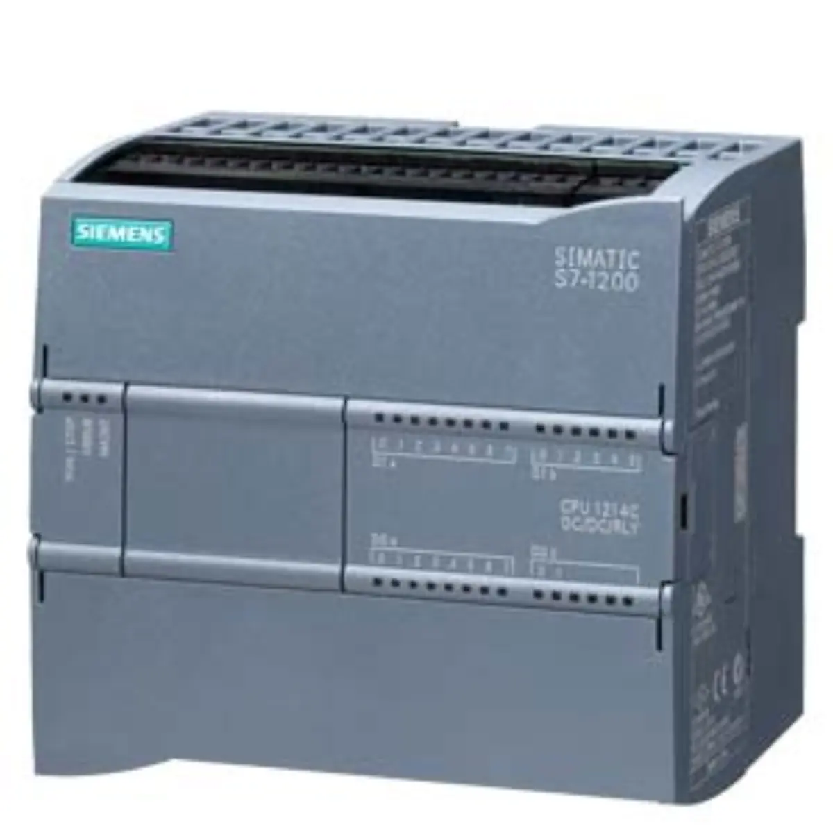 Front view of Siemens 6ES7214-1HG40-0XB0 CPU 1214C module
