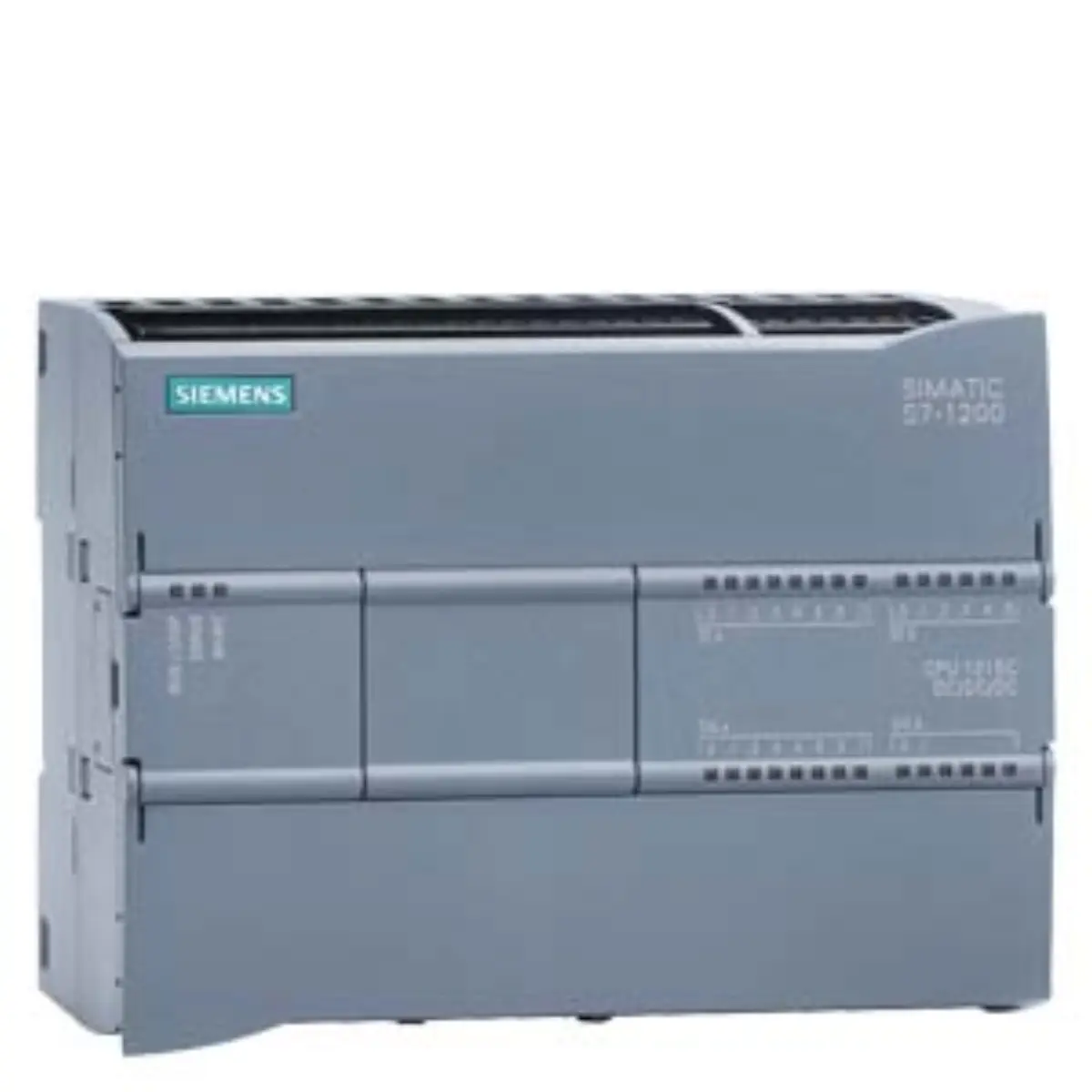 Front view of Siemens 6ES7215-1AG40-0XB0 CPU 1215C controller module