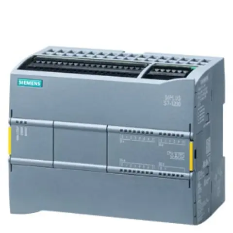 Front view of Siemens 6ES7215-1HF40-0XB0 compact CPU unit