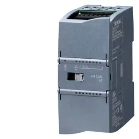 Front view of Siemens 6ES7231-5PD32-0XB0 SM 1231 RTD signal module showing terminal blocks