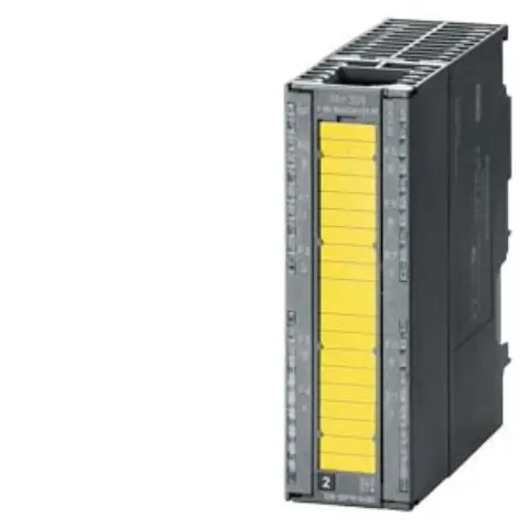 Front view of Siemens 6ES7326-2BF10-0AB0 digital output module showing connector interface