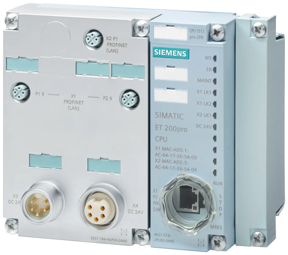 Siemens 6ES7513-2PM03-0AB0 product image for model identification