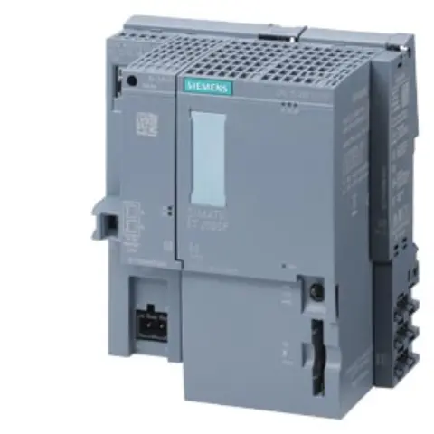 Front view of the Siemens 6ES7514-2VN03-0AB0 CPU 1514SP T-2 PN industrial controller unit