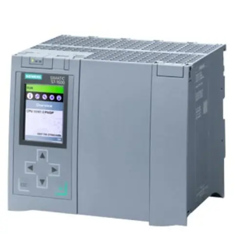Front view of Siemens 6ES7516-3TN00-0AB0 CPU module showing port layout