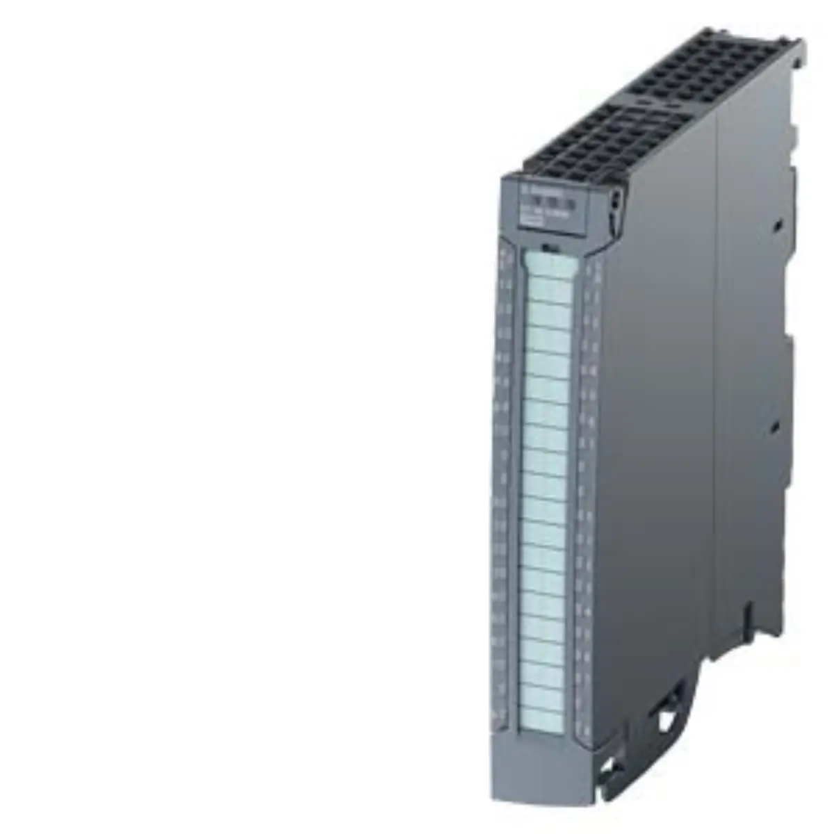 Front view of Siemens 6ES7521-1BL10-0AA0 digital input module showing connection ports