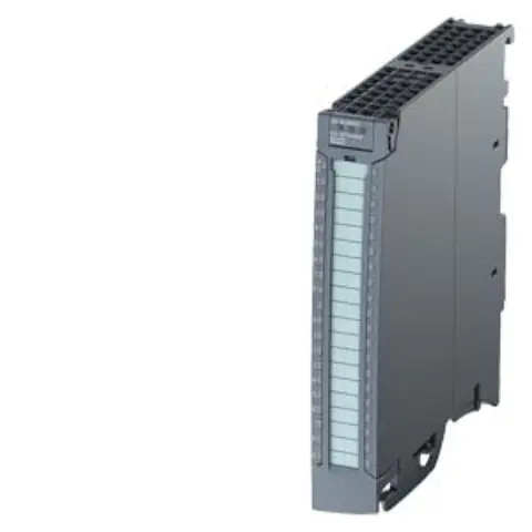 Front view of the Siemens 6ES7522-1BH01-0AB0 digital output module showing terminal connections