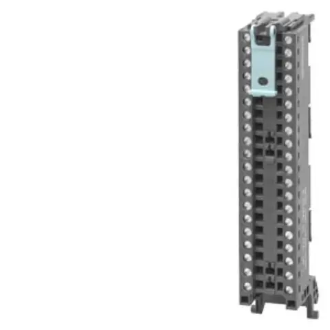 Siemens 6ES7592-1AM00-0XB0 front connector module with screw terminals and potential bridges